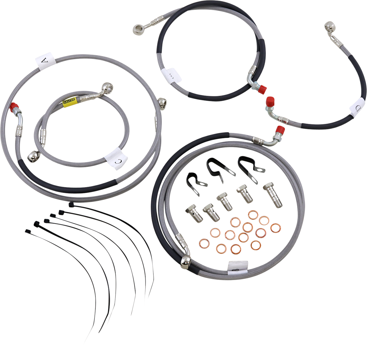 GBRAKES Brake Line - Stainless Steel FK003D813-5