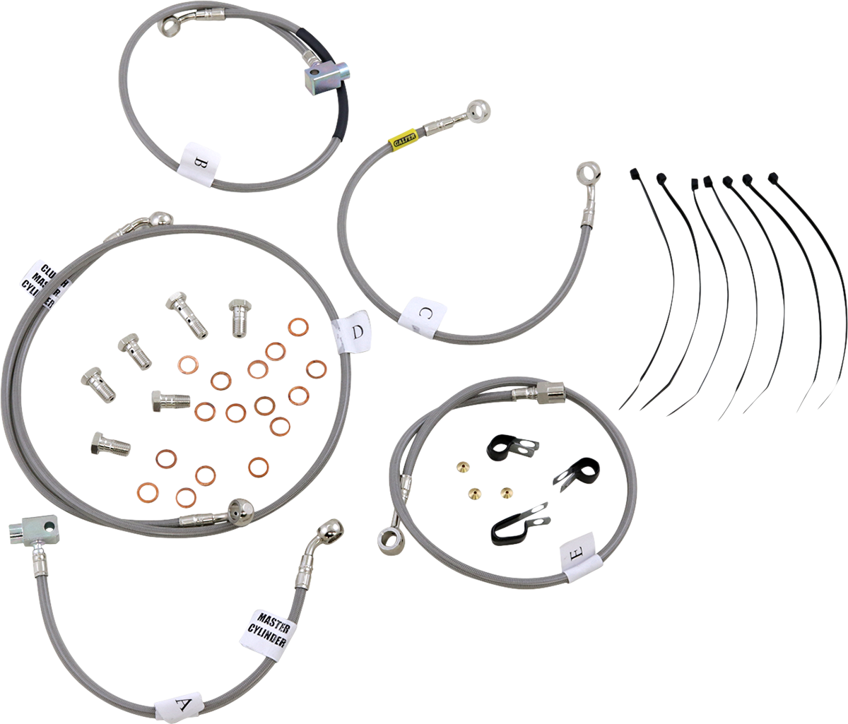 GBRAKES Brake Line - Stainless Steel FK003D799-5