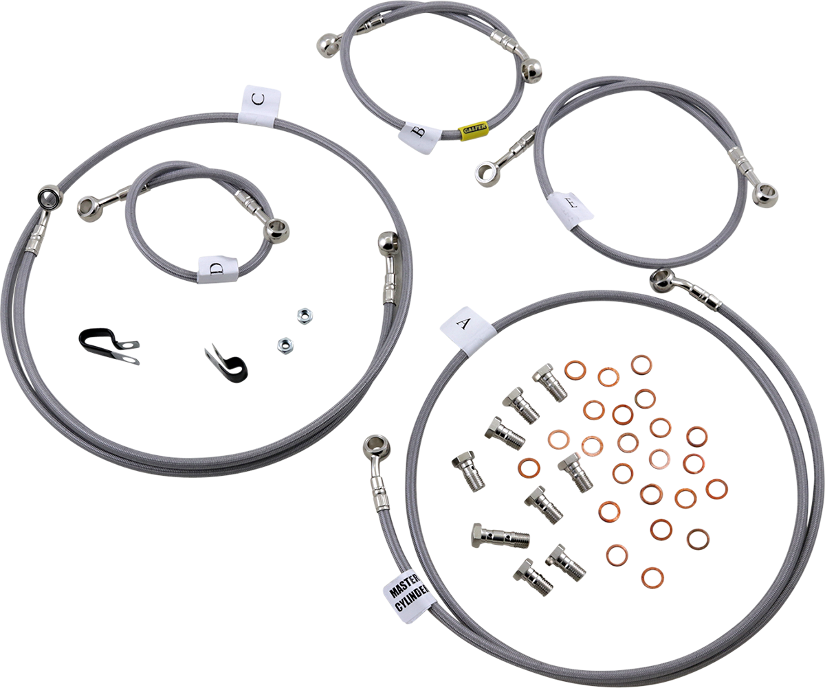 GBRAKES Brake Line - Stainless Steel FK003D809-5