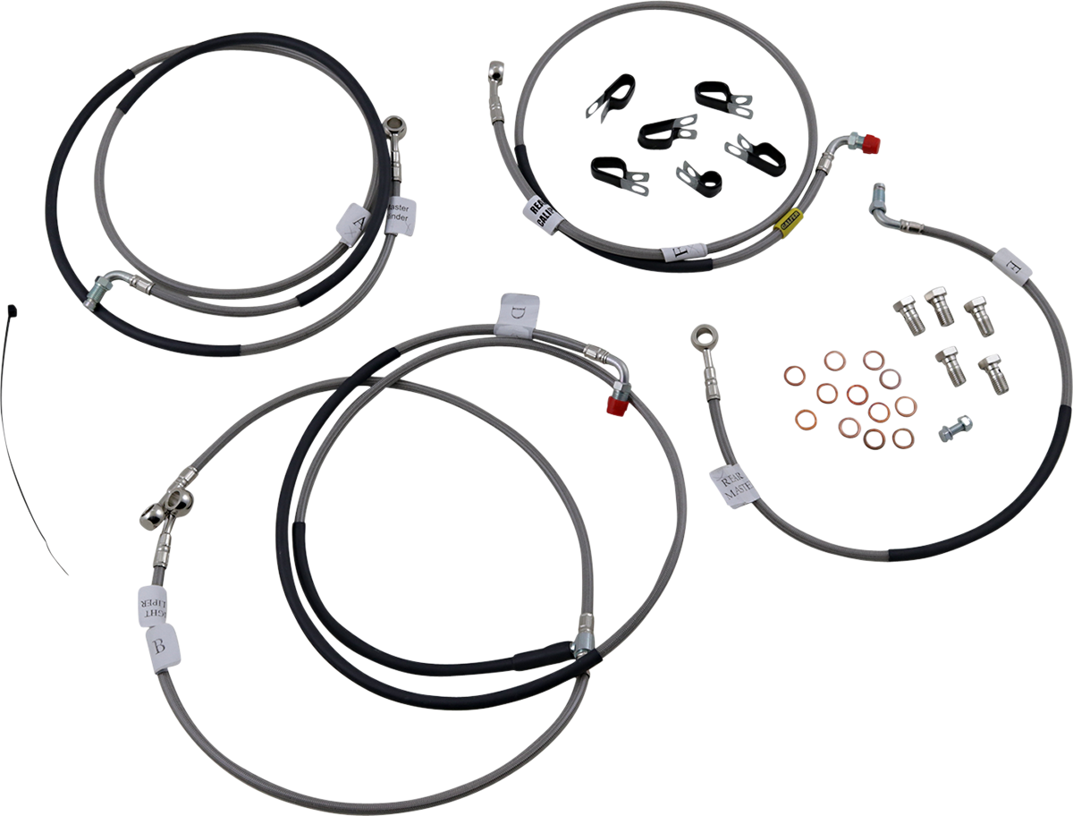 GBRAKES Brake Line - Stainless Steel FK003D811-6