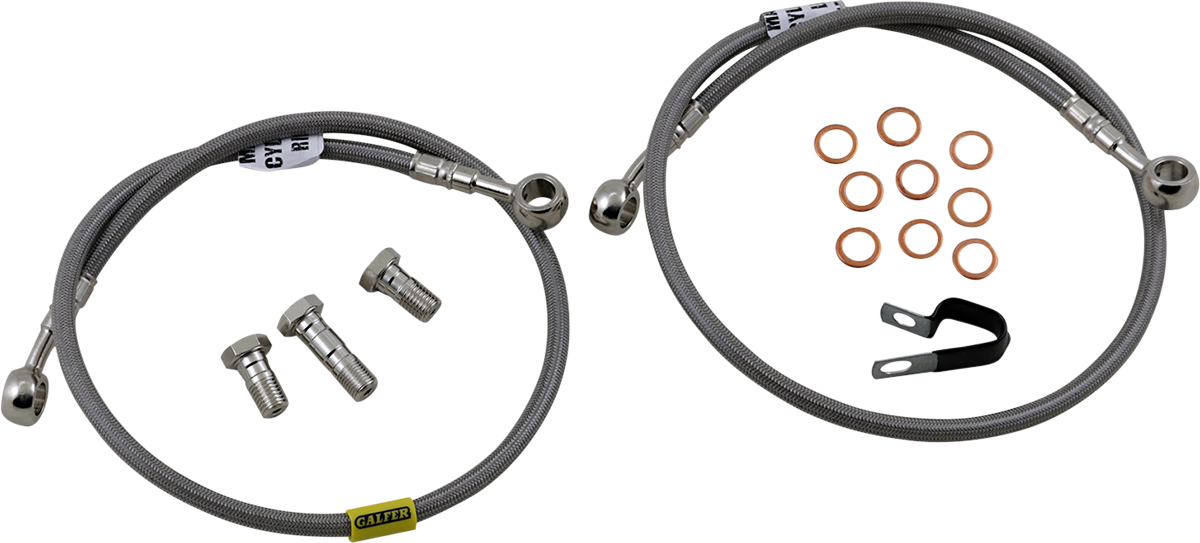 GBRAKES Brake Line - Stainless Steel FK003D14-2