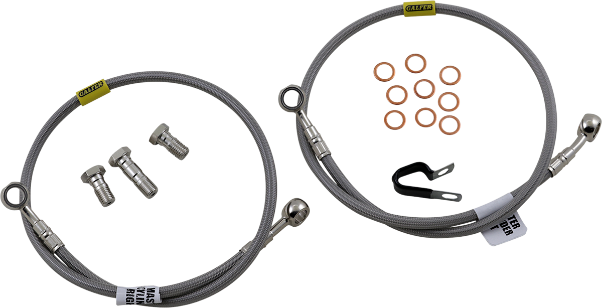 GBRAKES Brake Line - Stainless Steel FK003D114-2