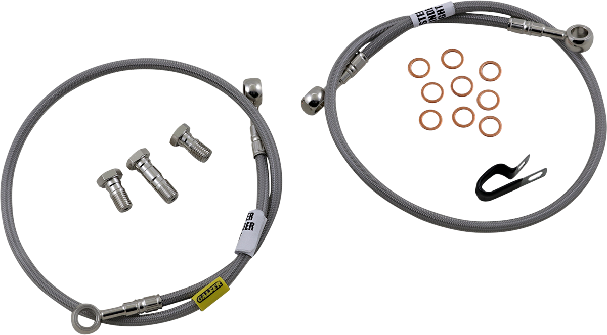 GBRAKES Brake Line - Stainless Steel FK003D222-2