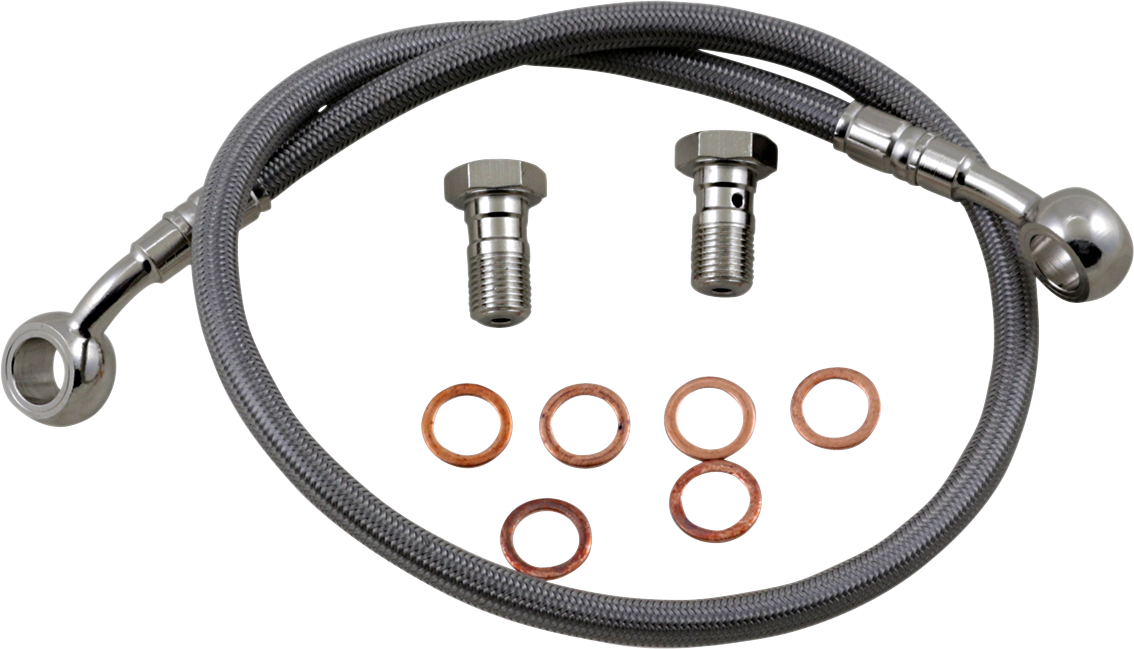 GBRAKES Brake Line - Stainless Steel FK003D214R
