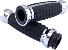DRAG SPECIALTIES Grenade Grips - Chrome H17-05C6CD