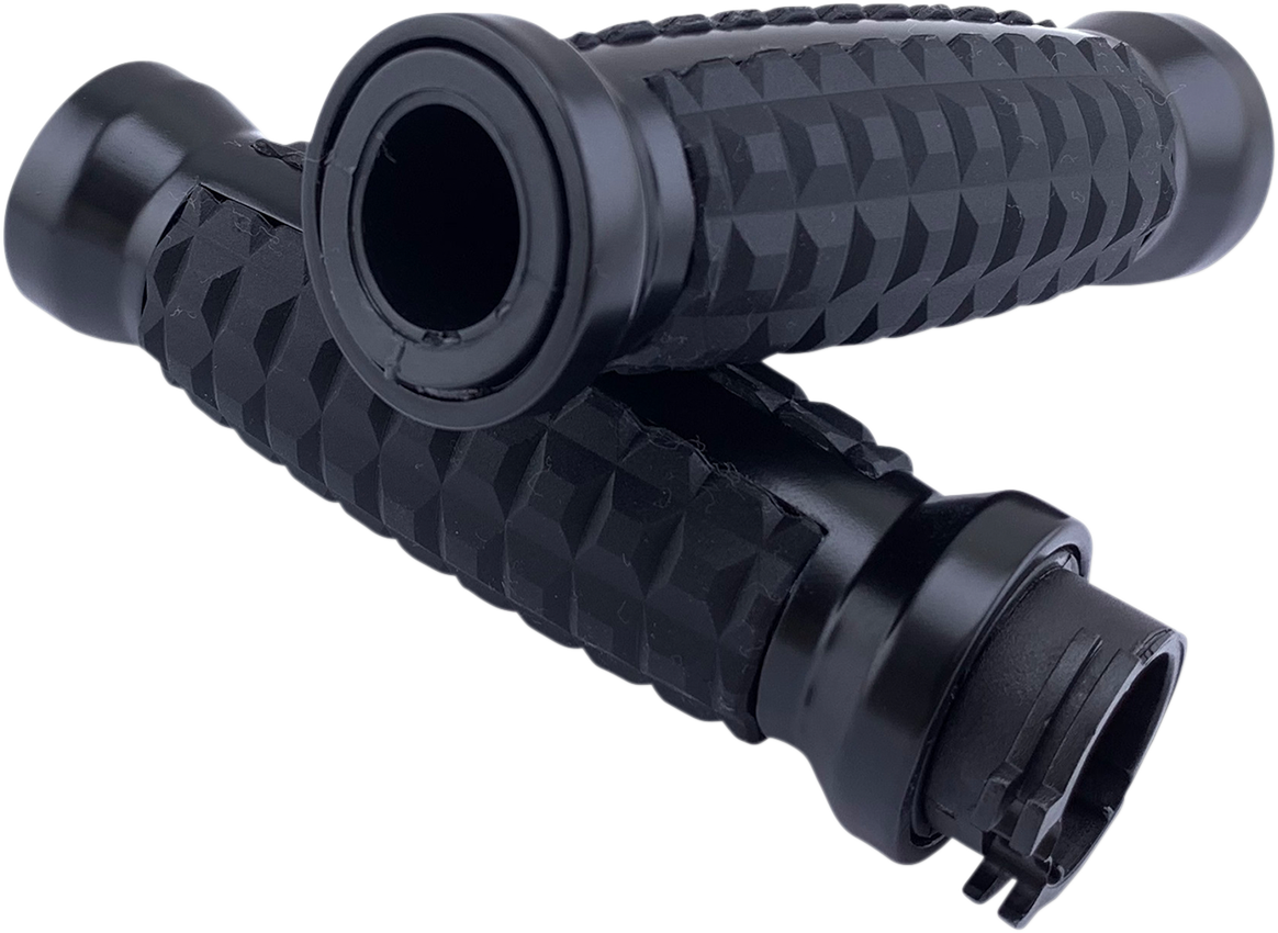 DRAG SPECIALTIES Grenade Grips - Matte Black H17-05C6MBD