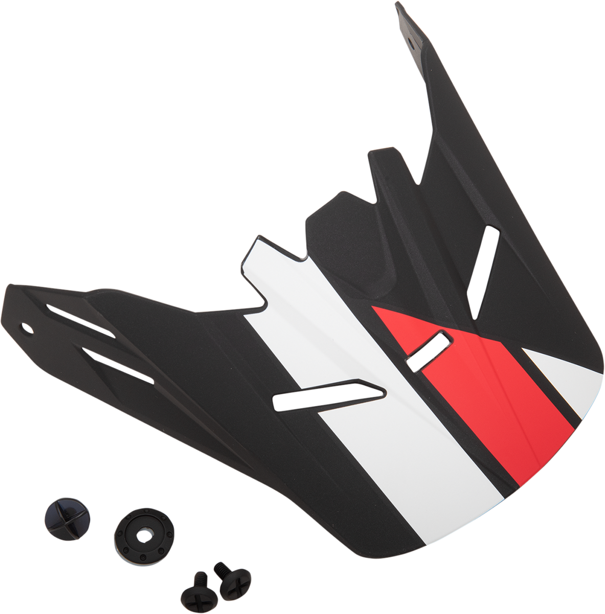 Z1R Youth Rise Visor - Evac - Matte Black/Red/White 0132-1398