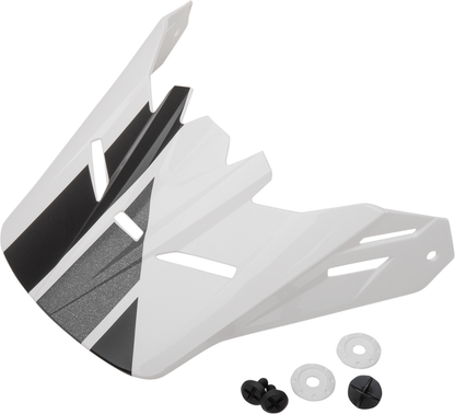 Z1R Youth Rise Visor - Evac - Gloss White/Black/Gray 0132-1402