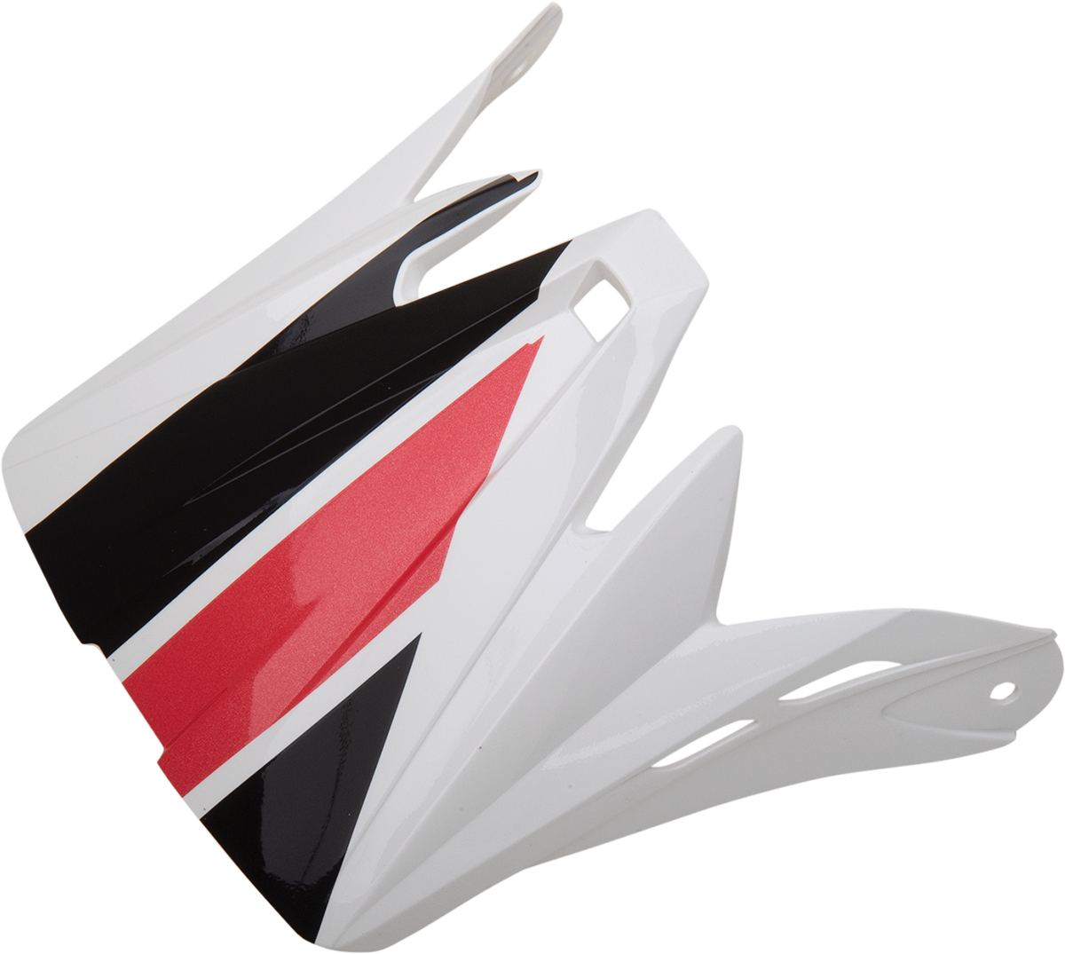 Z1R Child Rise Visor Kit - Evac - Gloss White/Black/Red 0132-1407