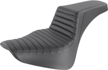 SADDLEMEN Step-Up Seat - Front Tuck-n-Roll - Black 818-33-171