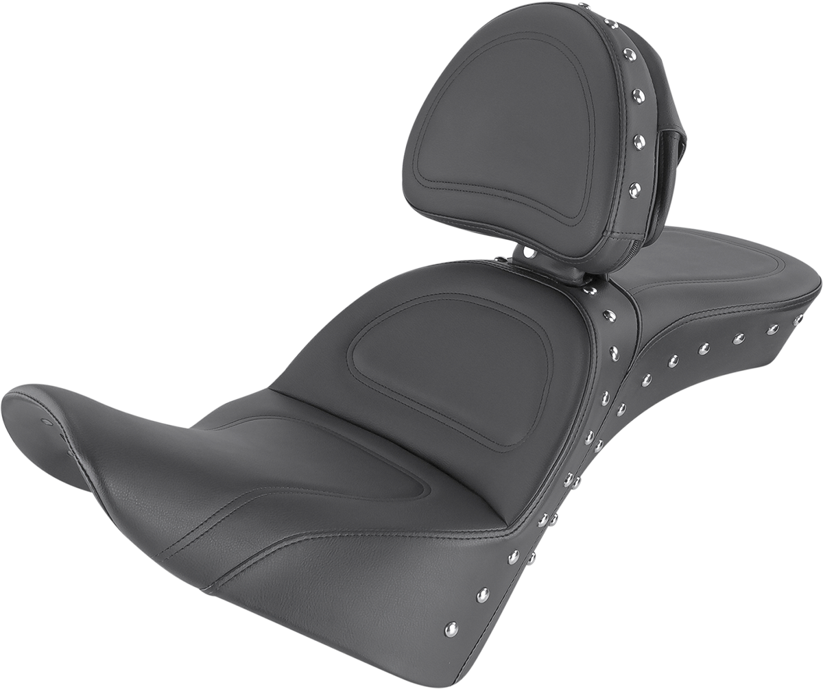 SADDLEMEN Explorer Special Seat - Studded - w/ Backrest - FL '18-'24 818-33-040