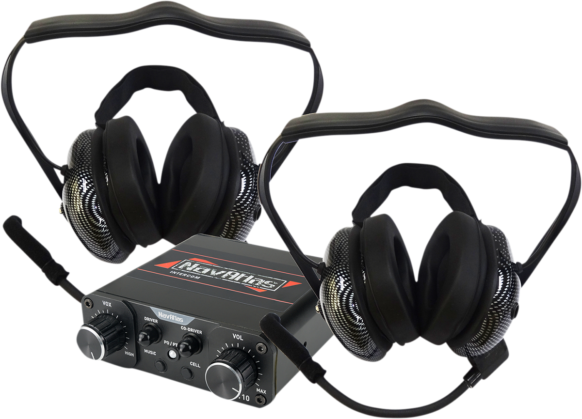 NAVATLAS Communication System - Behind-the-Head Headset - Black NIB120PK