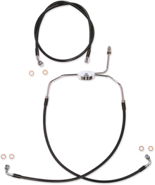 MAGNUM SHIELDING Brake Line Kit - XR - Black SBC1304-19