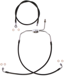 MAGNUM SHIELDING Brake Line Kit - XR - Black SBC1305-23