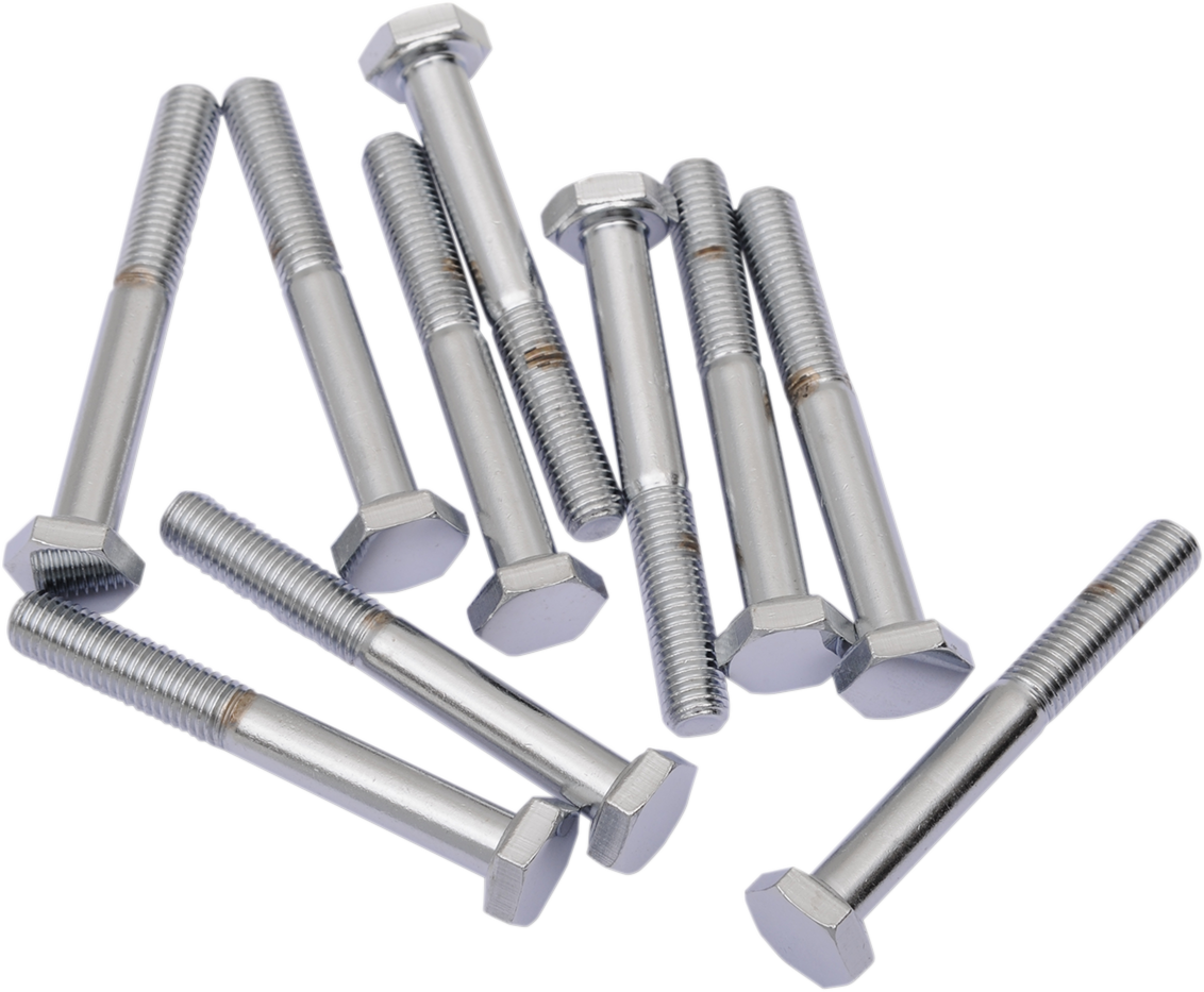 DRAG SPECIALTIES Bolts - Hex Head/Replacement - Fine Thread - 1/4"-28 x 2" - 10 Pack MPB144