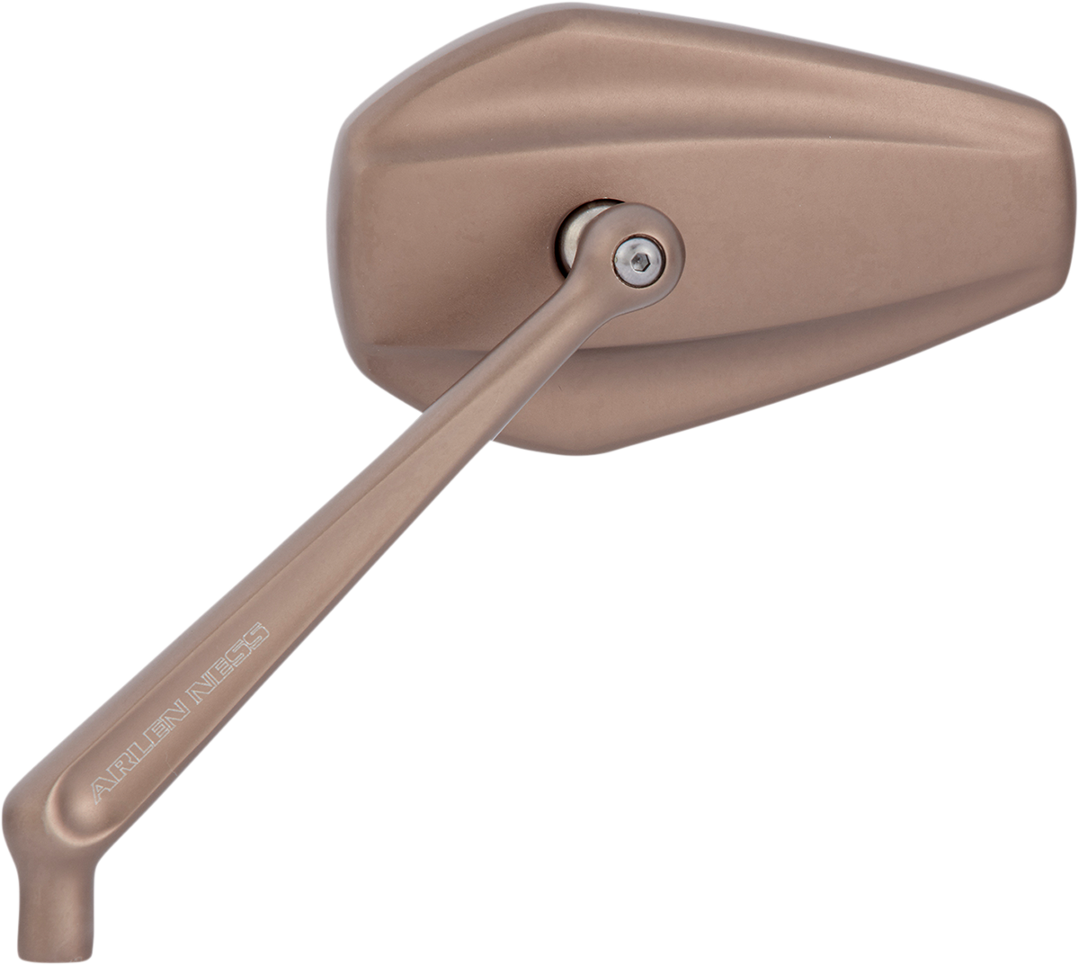 ARLEN NESS Mirror - Mini Stocker - Side View - Oval - Titanium - Left 13-168