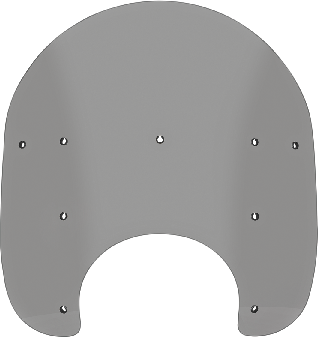 MEMPHIS SHADES Road King Replacement Plastic - 15" - Dark Black Smoke MEP61210