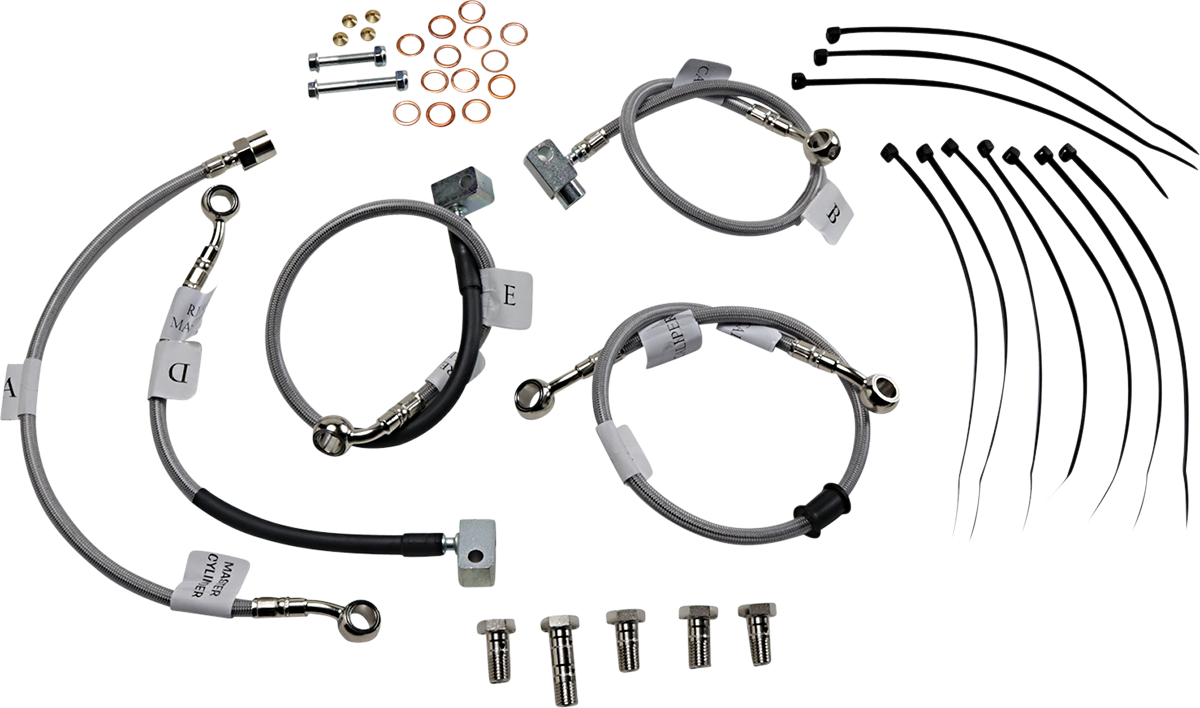 GBRAKES Brake Line - Stainless Steel FK003D928-5