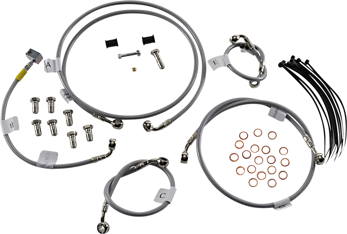 GBRAKES Brake Line - Stainless Steel FK003D935-5