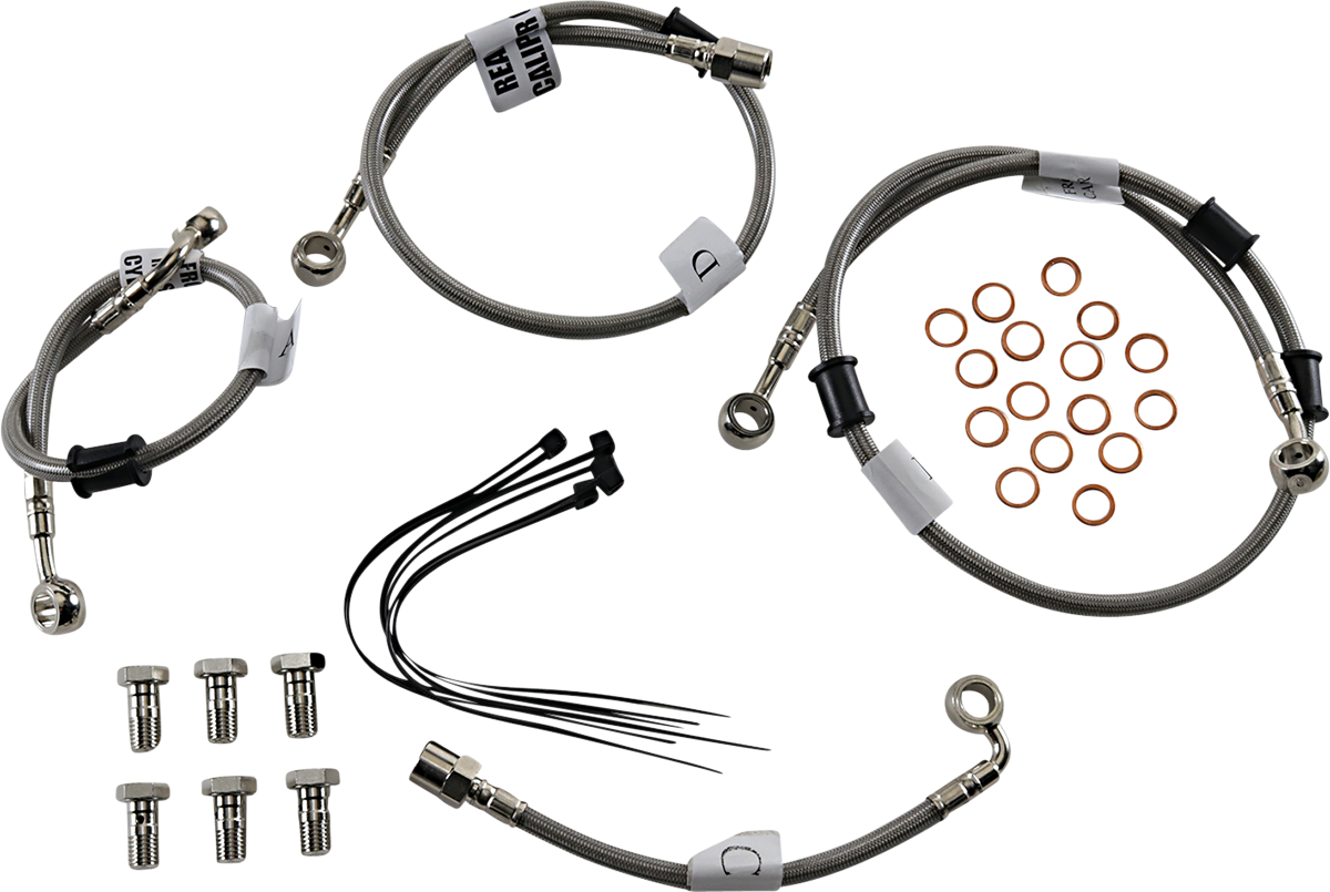 GBRAKES Brake Line - Stainless Steel FK003D943-4