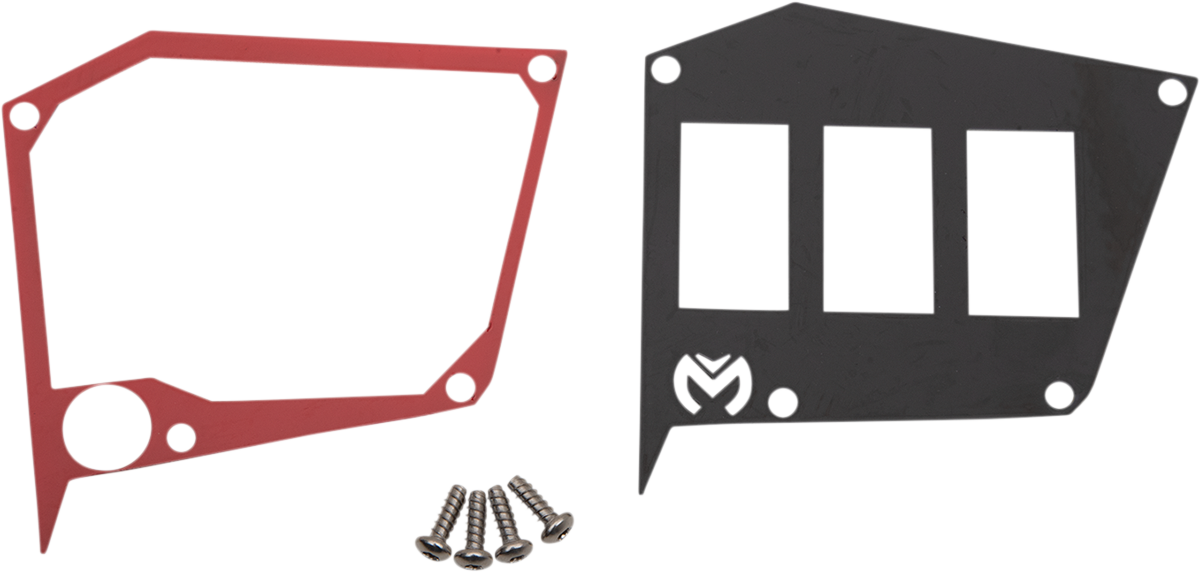MOOSE OFFROAD Dash Plate - Red 100-5068-PU