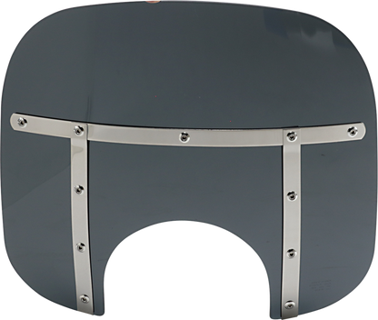 MEMPHIS SHADES Fats Windshield - 13" - Headlight - Dark Black Smoke MEM35110