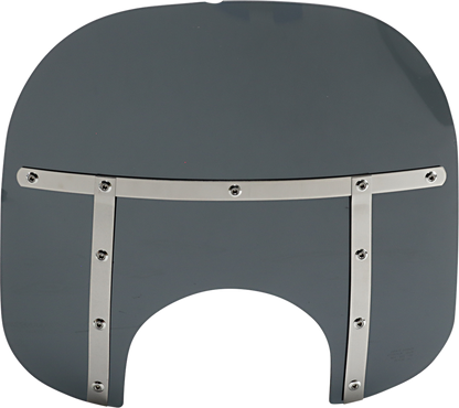 MEMPHIS SHADES Fats Windshield - 15" - Headlight - Dark Black Smoke MEM35210