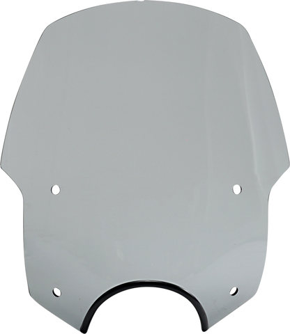 MEMPHIS SHADES Alley Cat Windshield - 7" Headlight Cut Out - Black Smoke MEP56112