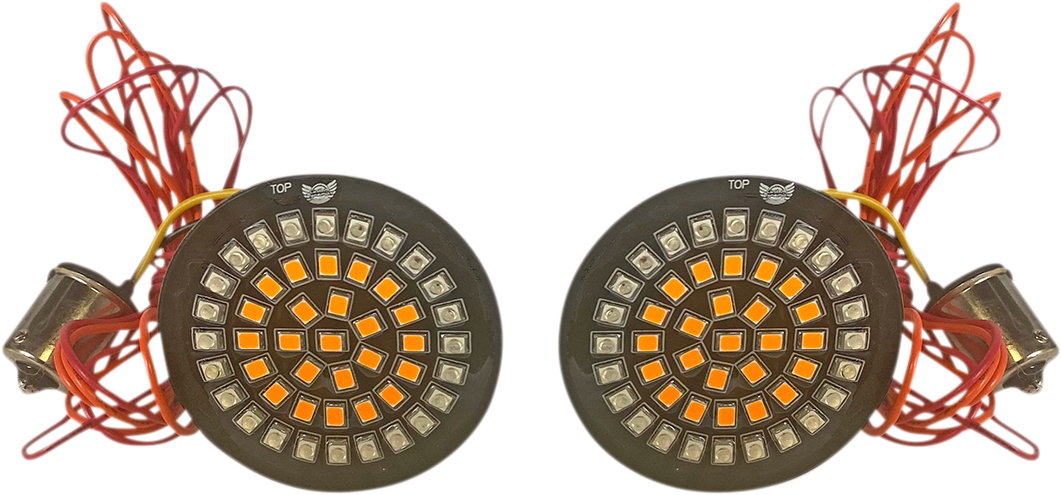 CUSTOM DYNAMICS Bullet Rear Turn Signal - 1156 - Amber Lens GEN-4-AR2-1156