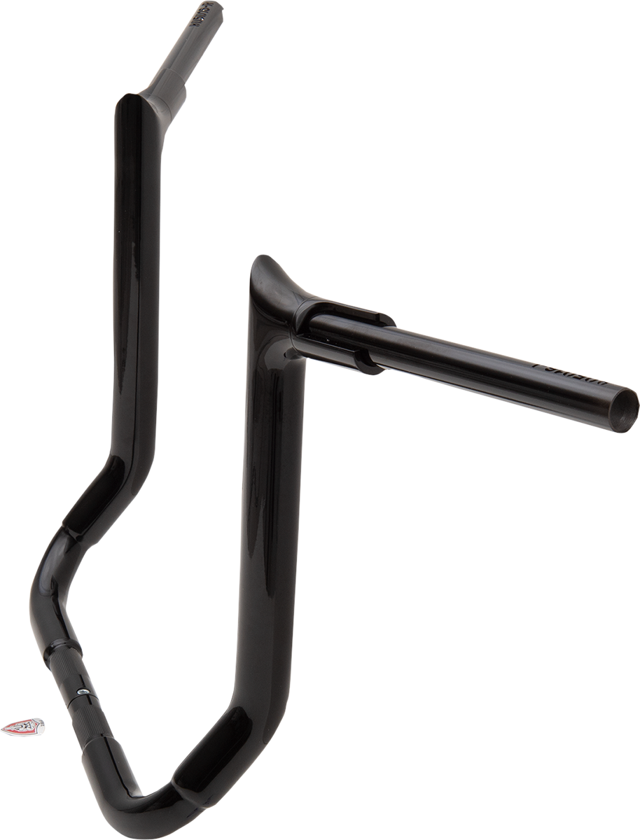FAT BAGGERS INC. 1-1/2" EZ Install Pointed Top Handlebar - 16" - Black 805016-B