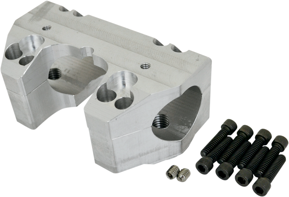 LA CHOPPERS Handlebar Clamp Set - 1-1/2" LA-7425-02
