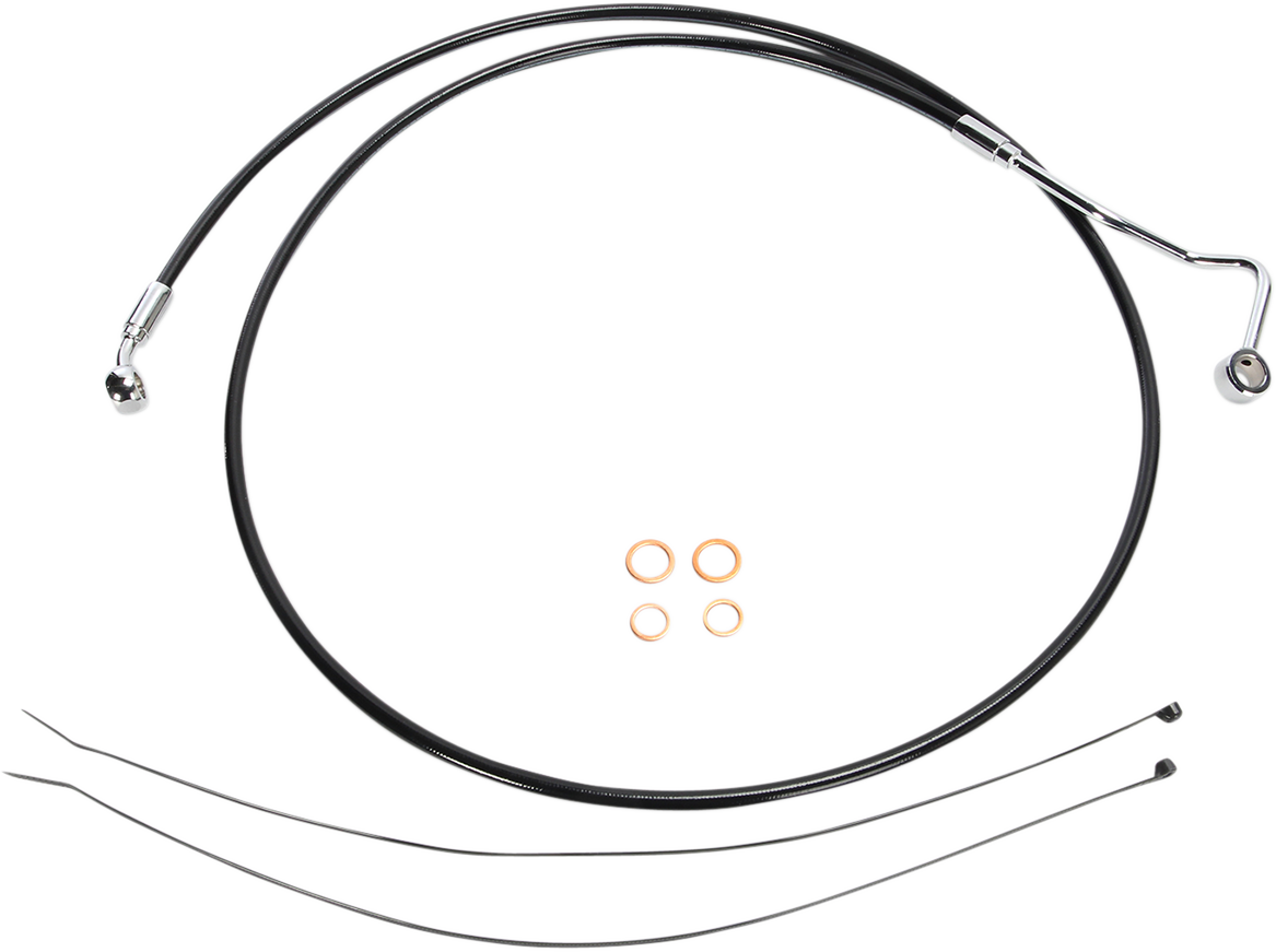 MAGNUM SHIELDING Brake Line - Upper - XR - Black SBC1401-70