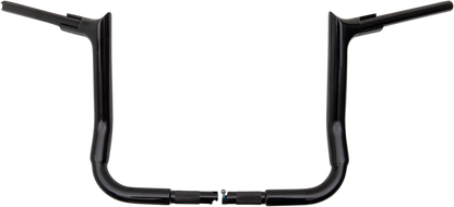 FAT BAGGERS INC. 1-1/2" EZ Install Pointed Top Handlebar - 12" - Black 805012-B