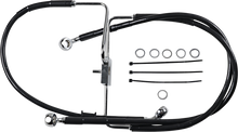 DRAG SPECIALTIES Brake Line - +2" - Black - XL 618566-2BLK