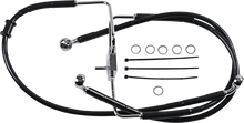 DRAG SPECIALTIES Brake Line - +6" - Black - XL 618566-6BLK