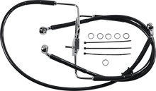 DRAG SPECIALTIES Brake Line - +10" - Black - XL 618566-10BLK