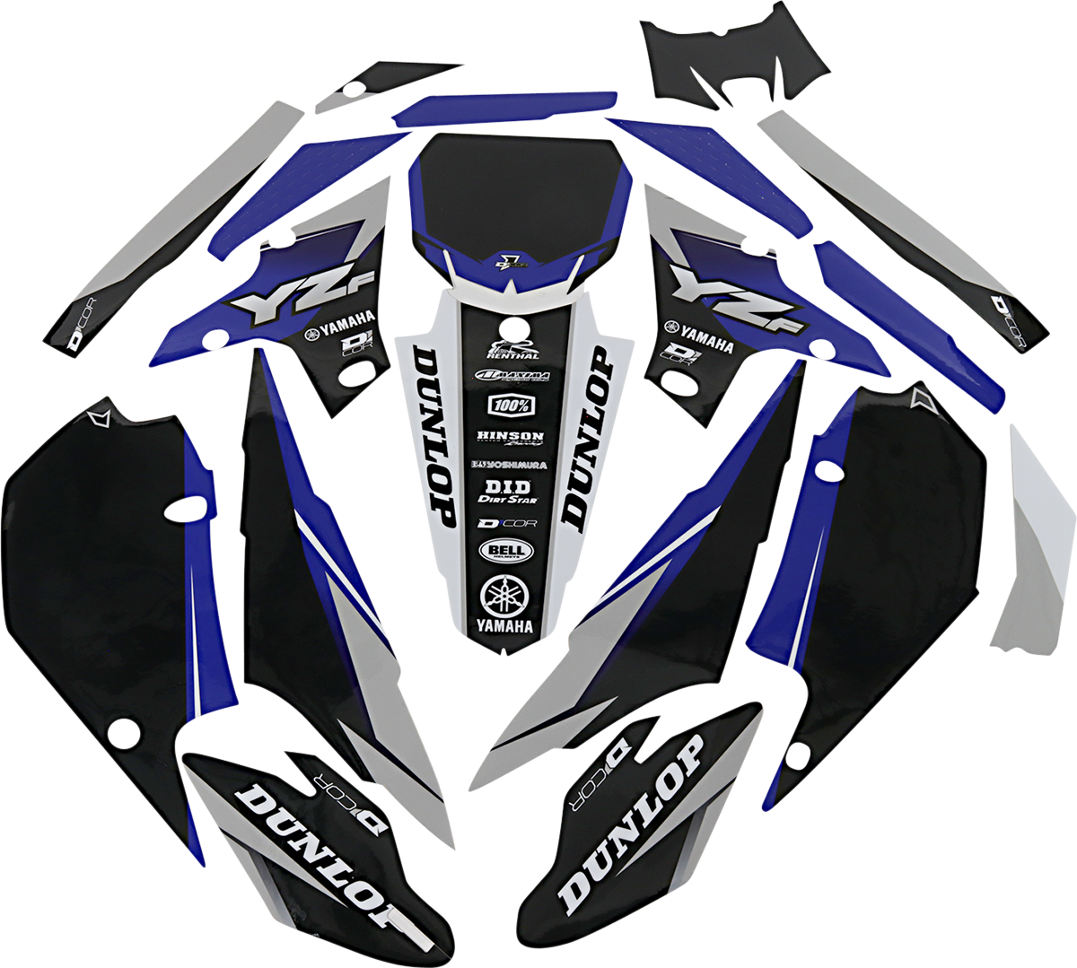 D'COR VISUALS Graphic Kit - Cor 9 Yamaha - YZ 250F/450F '18-'23 20-50-242
