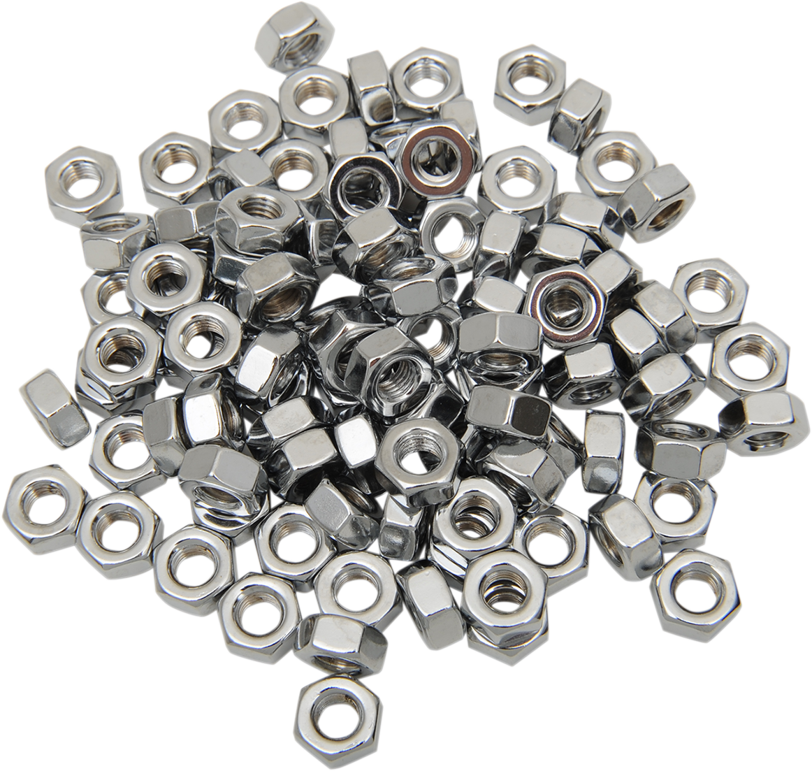 DRAG SPECIALTIES Nut - Hex - 1/4"-28 - Chrome MPB165
