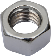 DRAG SPECIALTIES Nut - Hex - 3/8"-16 - Chrome MPB170