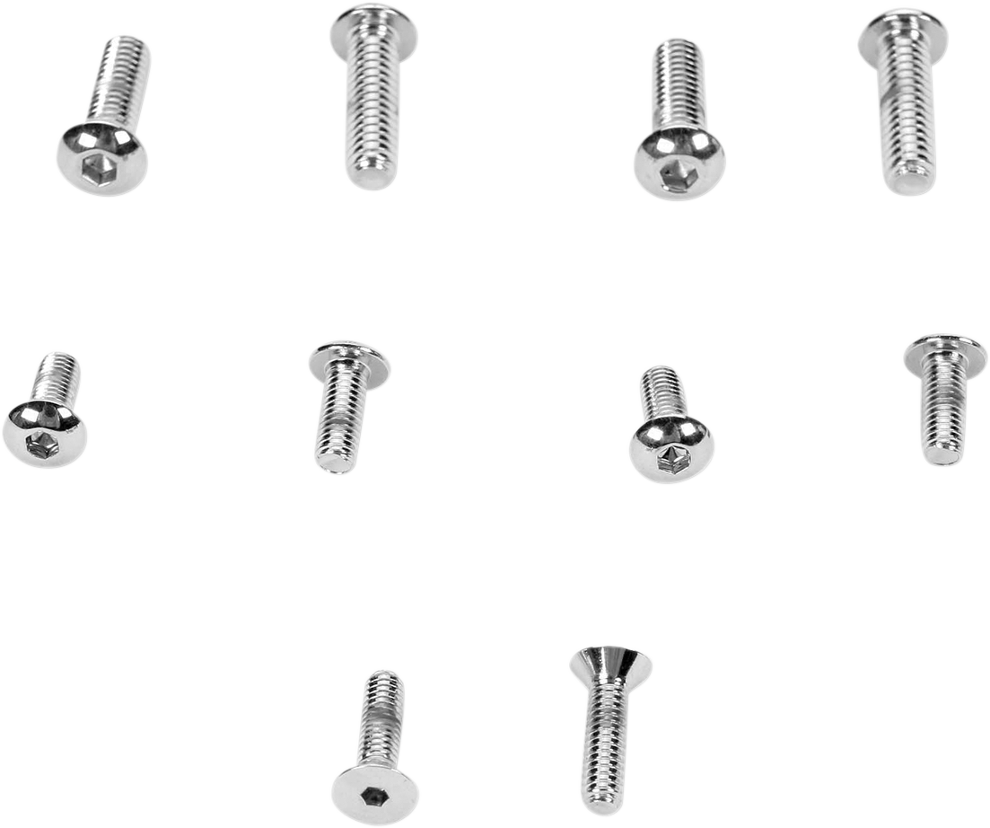 DRAG SPECIALTIES Chrome Socket-Head Screws - Master Cylinder Cover - Lever Mount MK133