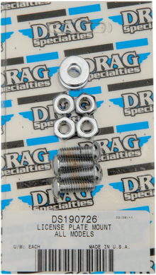 DRAG SPECIALTIES Bolt Set - License Plate Mount - Socket-Head MK190