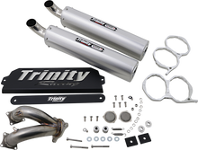 TRINITY RACING Stage 5 Slip-On Mufflers - Brushed TR-4173S