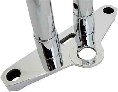LA CHOPPERS Handlebar Riser Extensions - 1-1/2" x 1-1/2" - Chrome LA-7413-52