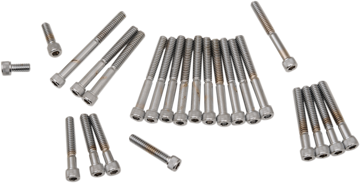 DRAG SPECIALTIES Bolt Set - Cam/Primary/Sprocket Cover - Socket-Head/Knurled - '77-'85 Sportster MK161