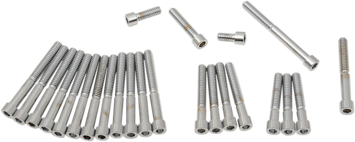 DRAG SPECIALTIES Bolt Set - Cam/Primary/Sprocket Cover - Socket-Head/Smooth - '77-'85 Sportster MK161S