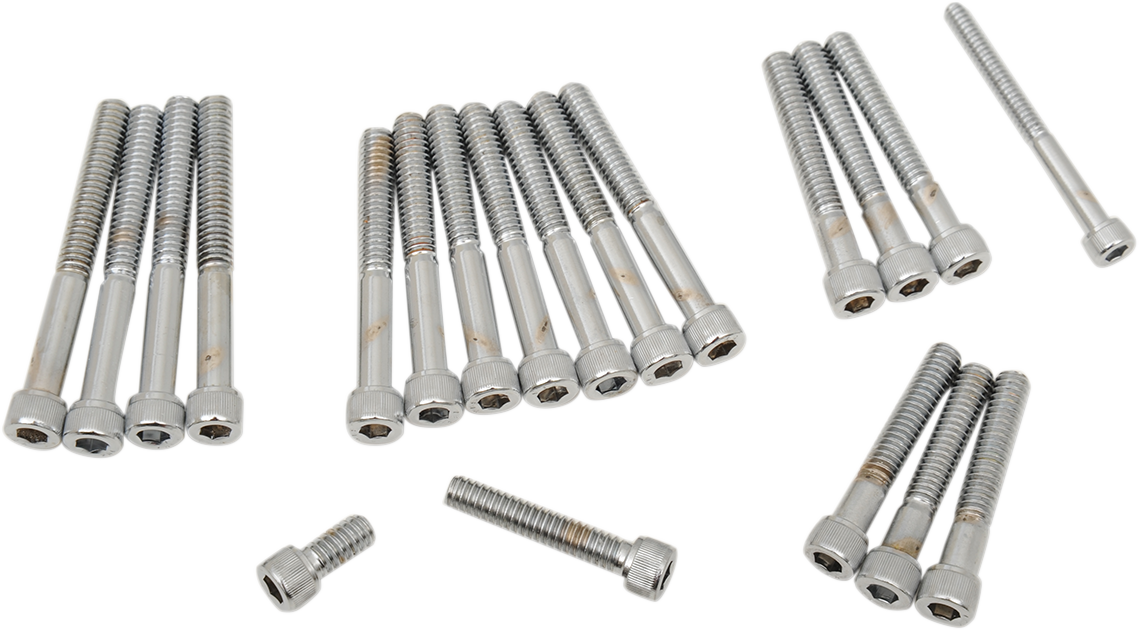 DRAG SPECIALTIES Bolt Set - Cam/Primary Cover - Socket-Head/Knurled - '71-'76 Sportster MK162