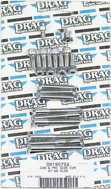 DRAG SPECIALTIES Bolt Kit - Primary Side Cover/Cam Cover - Knurled - '58-'69 Sportster MK177