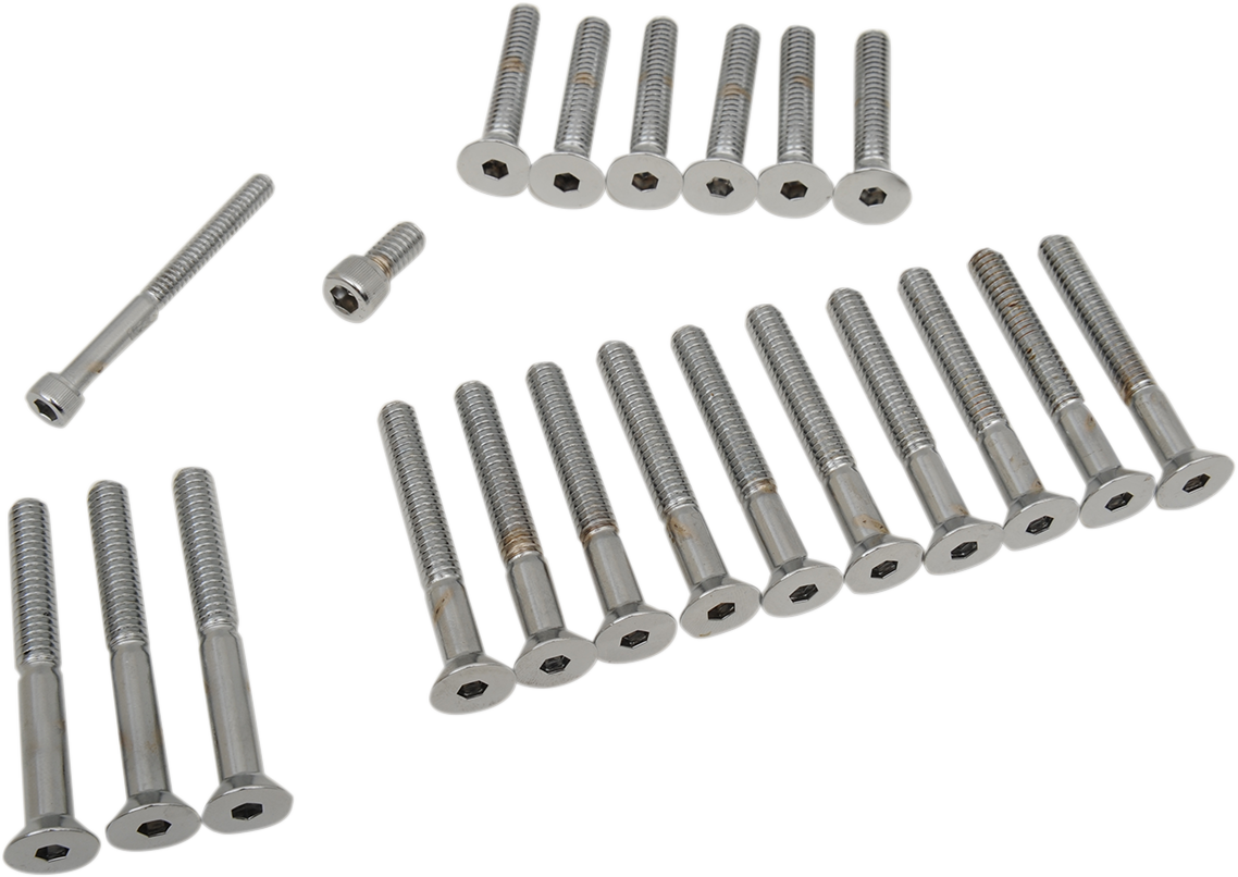 DRAG SPECIALTIES Bolt Kit - Primary Side Cover/Cam Cover - Knurled - '67-'70 Sportster MK139
