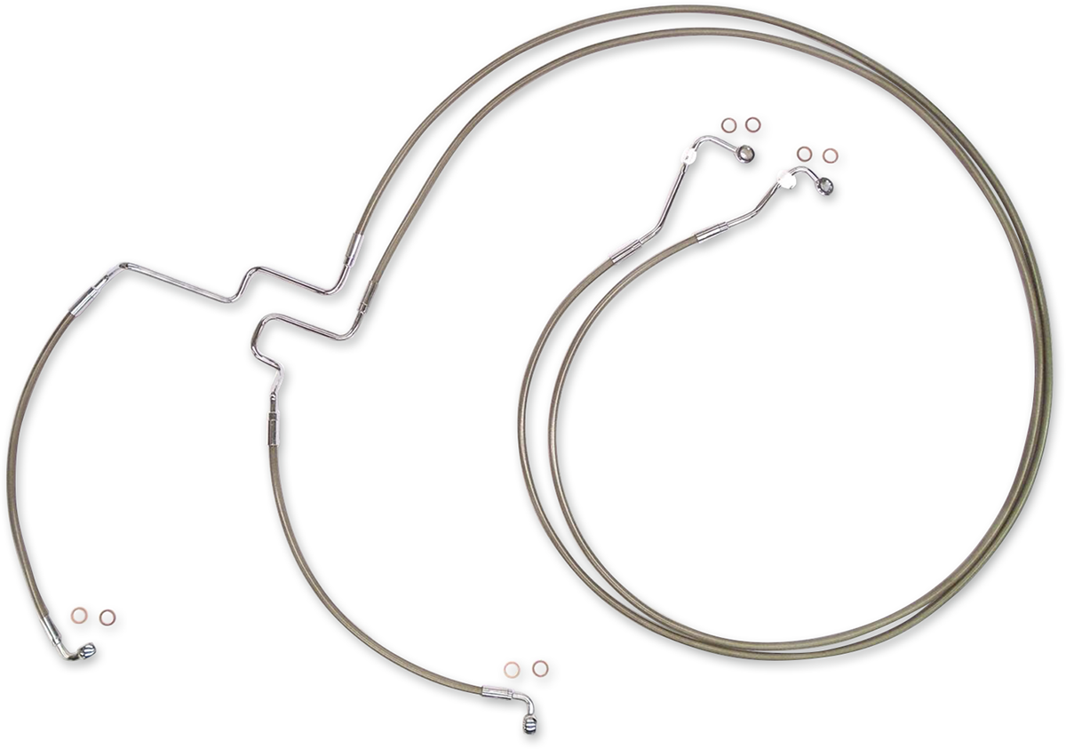 MAGNUM SHIELDING Brake Line - XR - Lower - Stainless Steel SSC1116-00