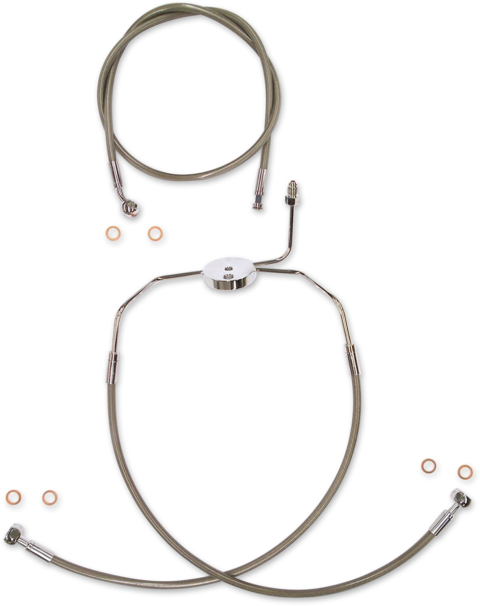 MAGNUM SHIELDING Brake Line Kit - XR - Stainless Steel SSC1304-19